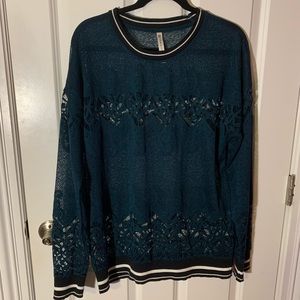 Long Sleeved Lace Shirt